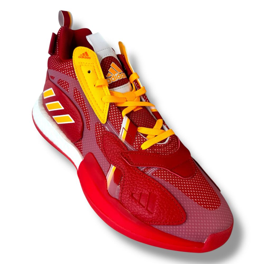 Adidas Zoneboost Team Collegiate Red ATL Basketball Sz 11 Sneakers FY0869 NWT